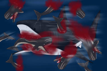 Megalodon: The Slaughter by nature1029