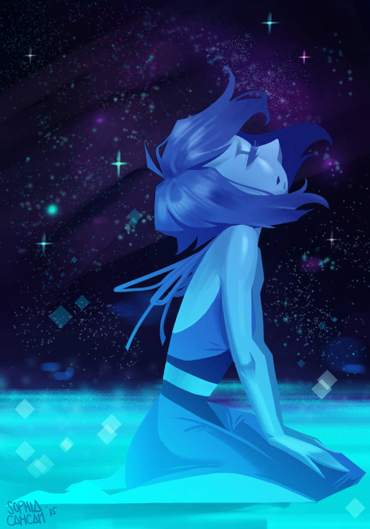 New Lapis Lazuli art! I had mixed feelings about her, but she's starting to grow on me!   More art on my tumblr guise :3 sophiamanioart.tumblr.com/
