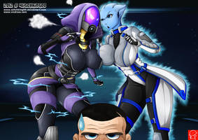 TALI vs LIARA by Witchking00