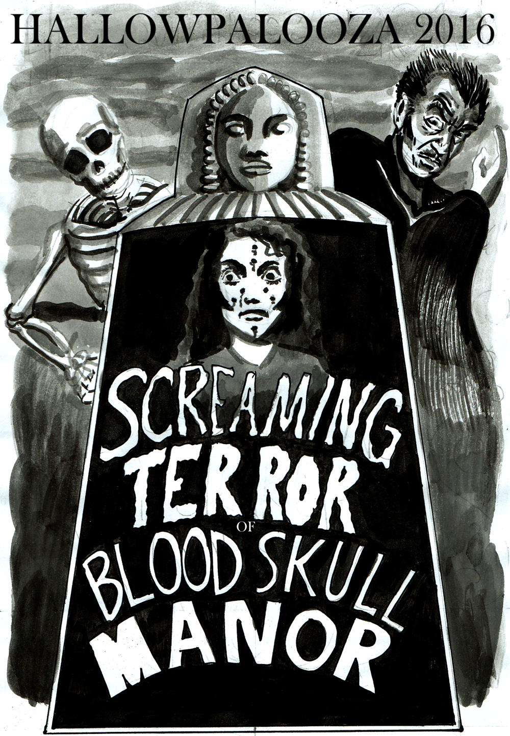 Hallowpalooza 2016: Screaming Terror of Bloodskull by ChanterelleandMay