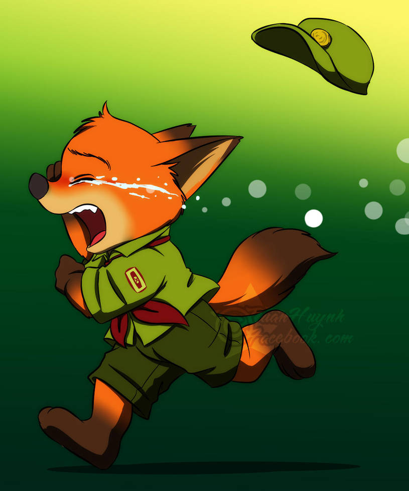 Zootopia Little fox crying by doraemonbasil on DeviantArt