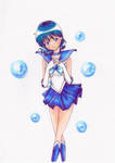 Copic Sailor Mercury by SailorGigi