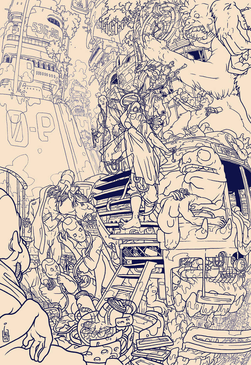 The Hand 04 - Auge the Charitable LINEART by IgorWolski
