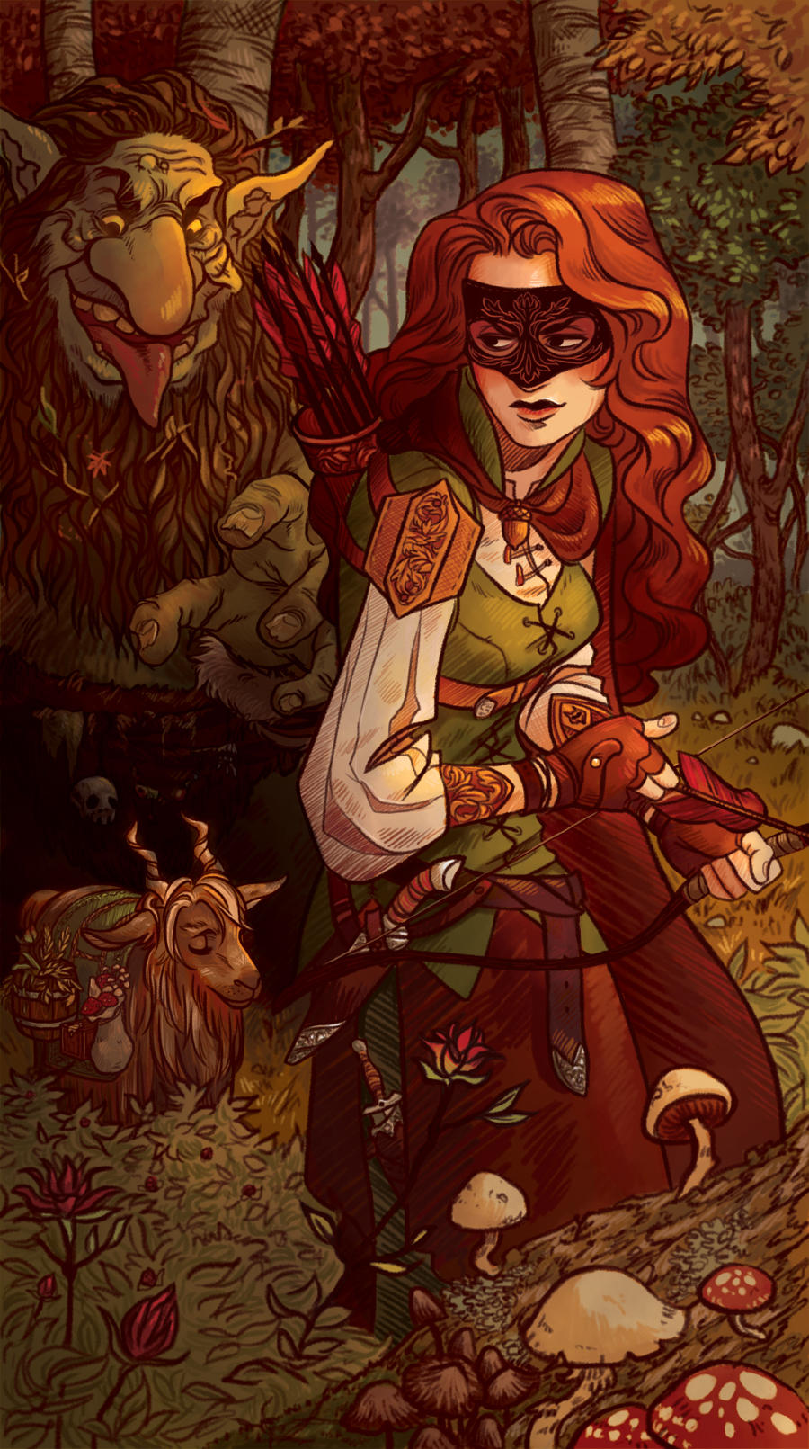 Russetlocks the Lone by CrystalCurtisArt