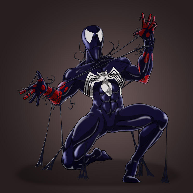 spidey vs. suit by sweetjimmy