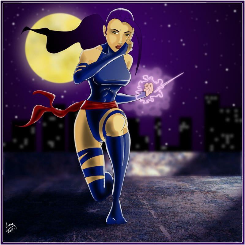 Psylocke by sweetjimmy