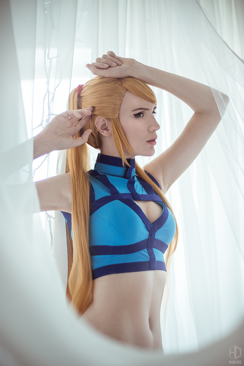 Samus Aran boudoir by neko-tin