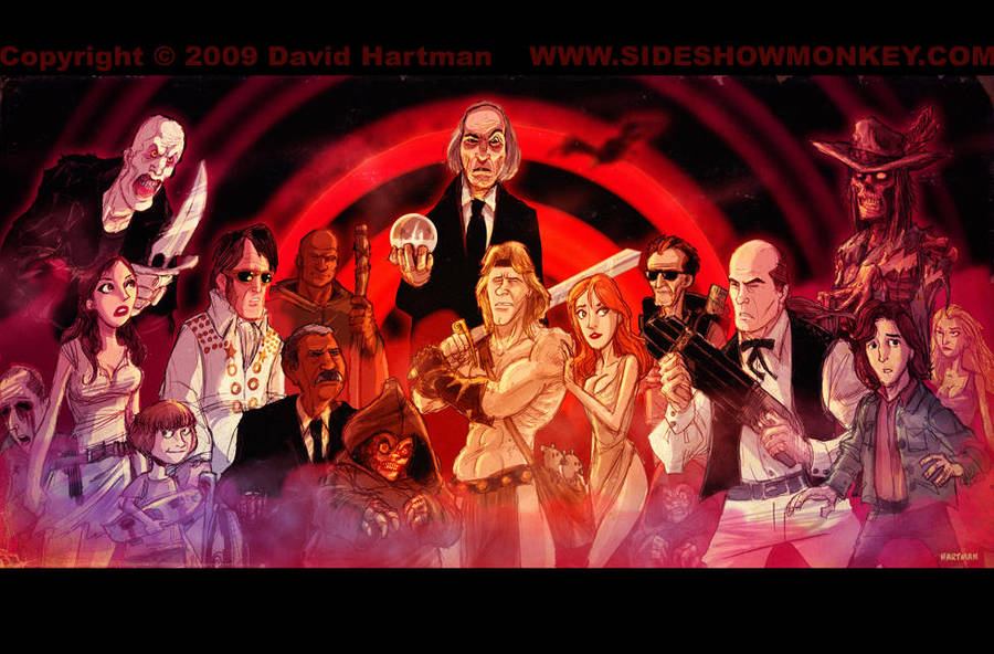 FILMS OF COSCARELLI by Hartman by sideshowmonkey FILMS OF COSCARELLI by Hartman by sideshowmonkey
