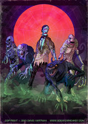 HALLOWEEN MONSTERS by Hartman by sideshowmonkey