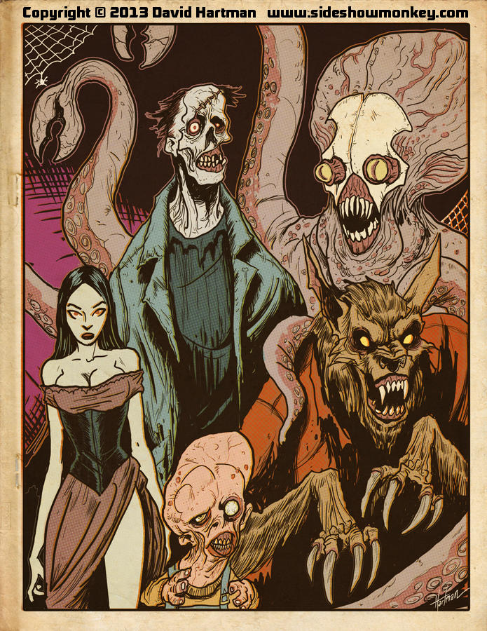 MONSTER PAGE by Hartman by sideshowmonkey