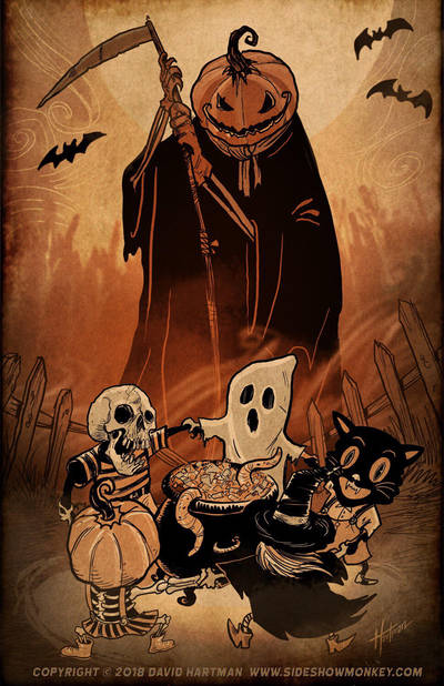 HALLOWEEN PARTY 2018 by sideshowmonkey