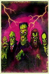 MAN MADE MONSTERS by Hartman by sideshowmonkey