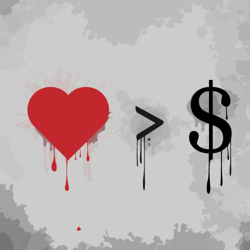 Love is Greater than Money by FeiticeiraRose