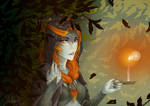 The Candle Lit Shadow by TheSkullSlums