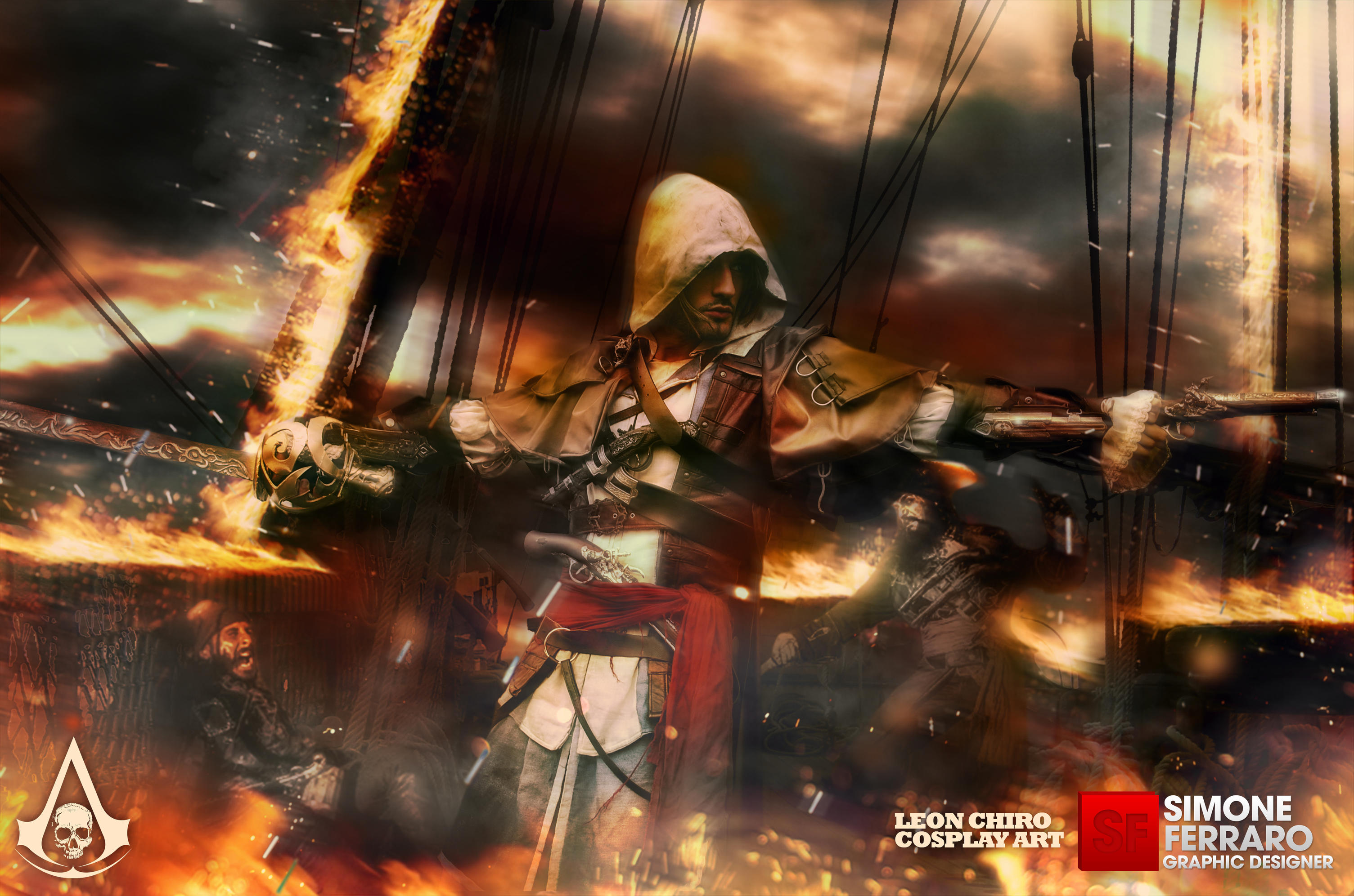 Heart on Fire - Assassin's Creed 4 : Black Flag by SimoneFerraroGD