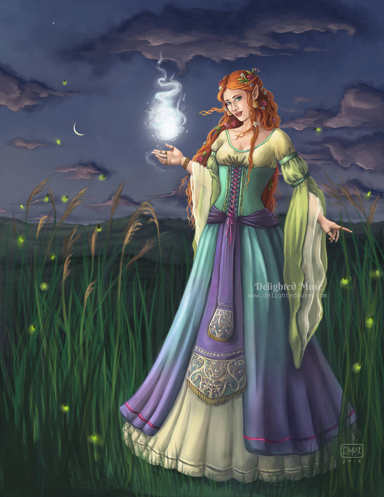The Sorceress of Eventide by delightedmuse