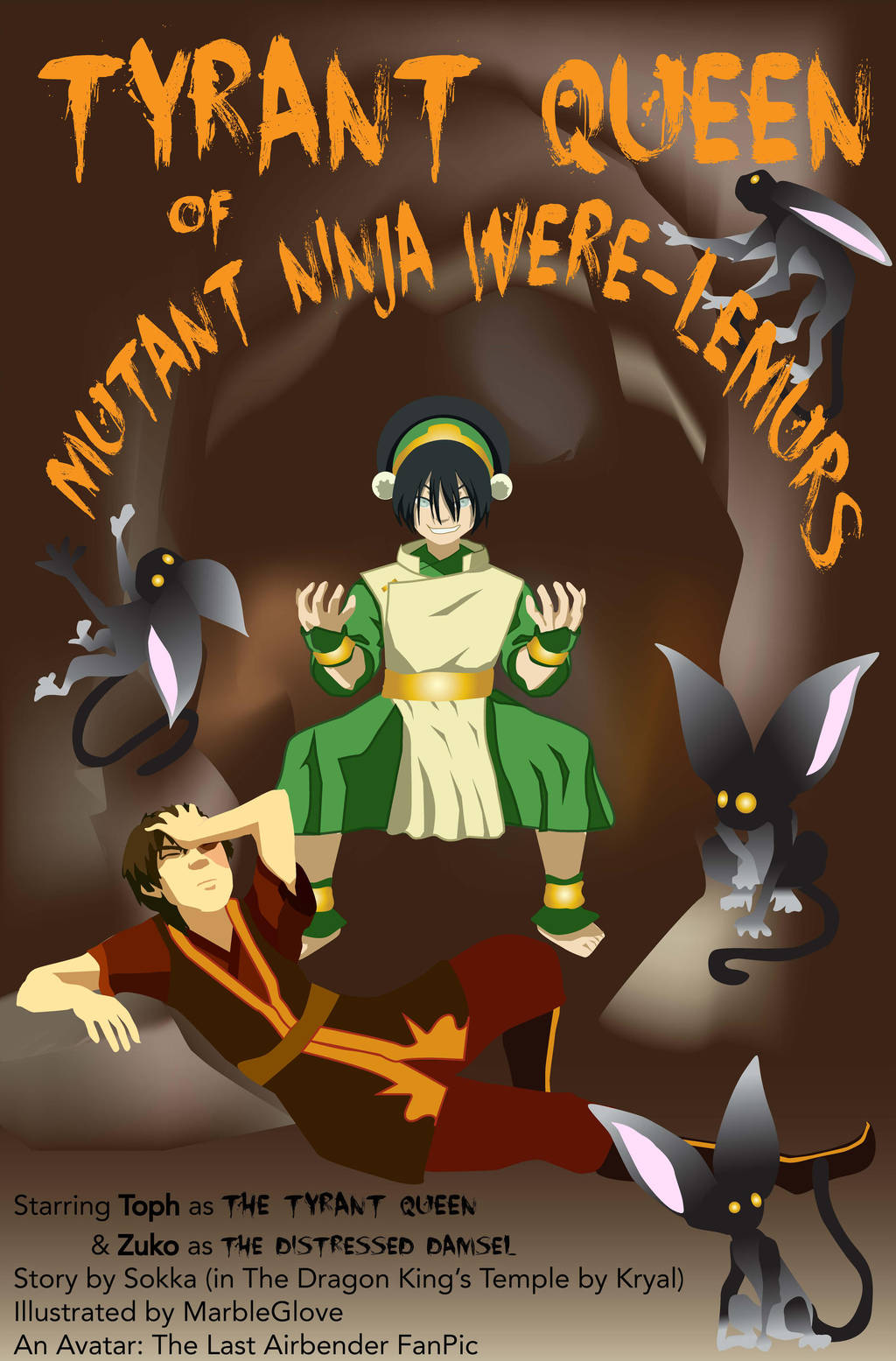 Toph Tyrant Queen Movie Poster by marbleglove