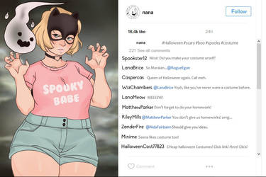 Hashtag halloween dress up game by Rinmaru