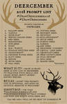 Deercember art challenge 2018 by oxpecker