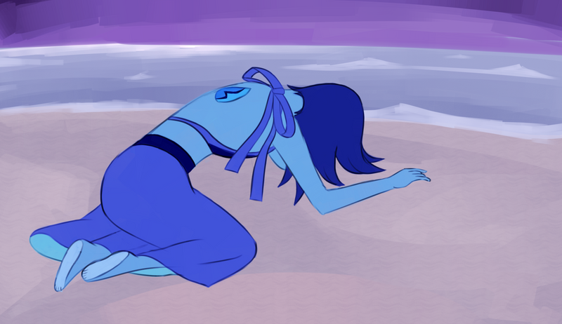 Steven universe Lapis Lazuli screen redraw 2015