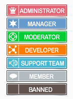 Simple flat ranks with icons by IconSkoulikiGraphics