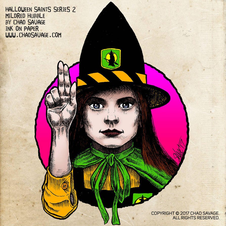 Halloween Saints Series 2: Mildred Hubble by SavageSinister