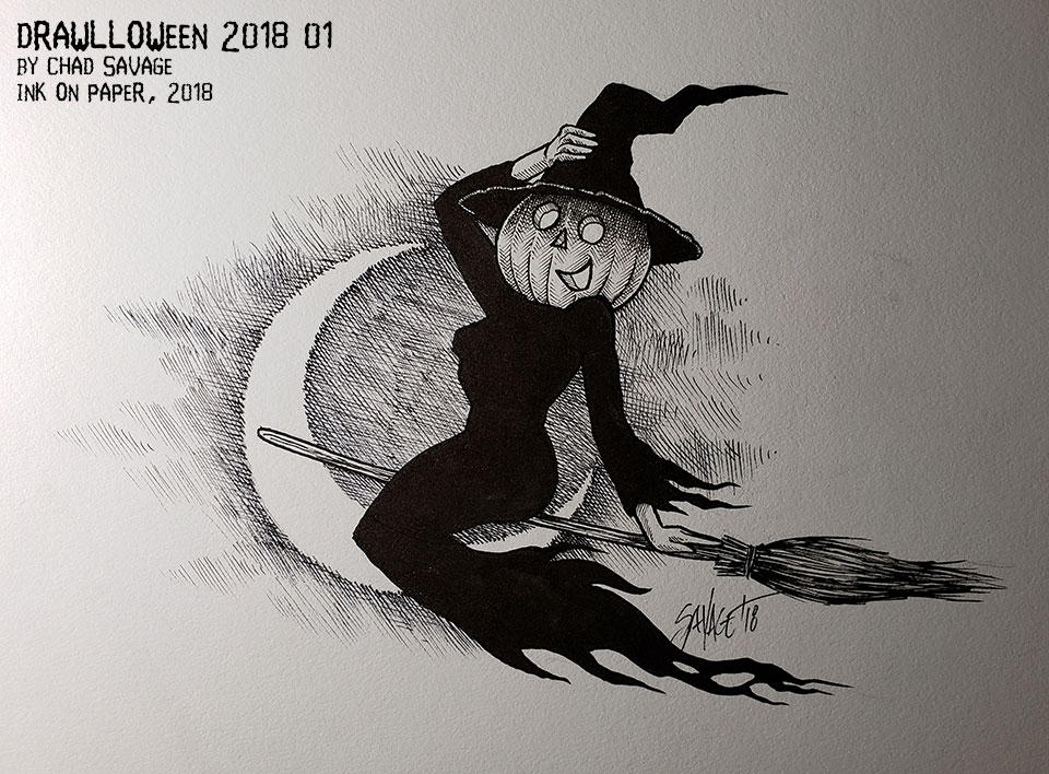 Drawlloween 2018 01 by SavageSinister