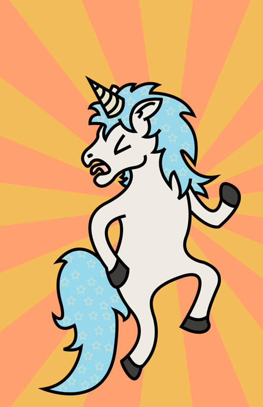 Party Hard Unicorn by puka23