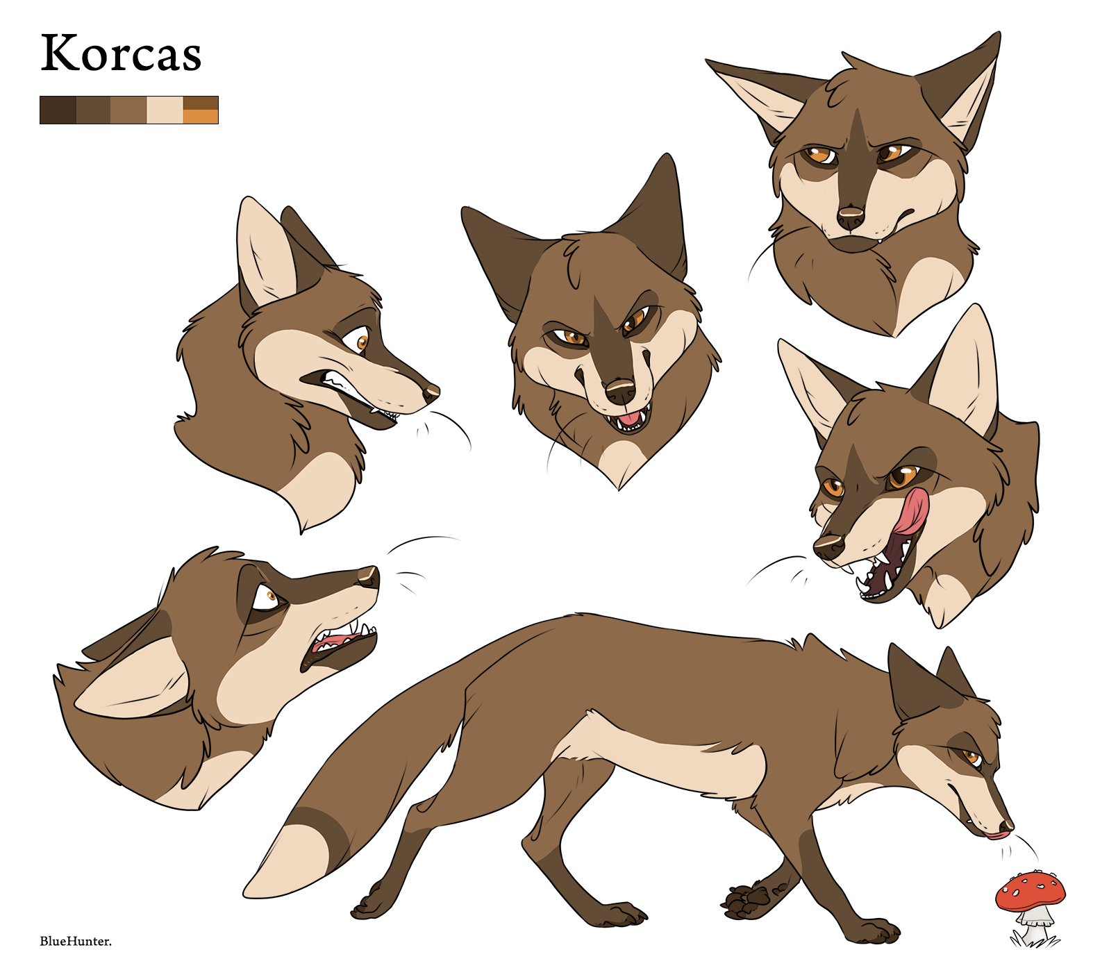 Character Sheet - Korcas by BlueHunter