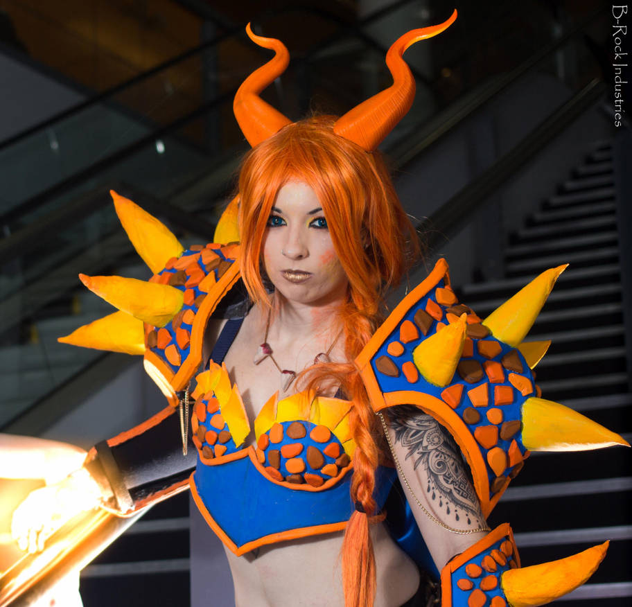 pokemon charizard cosplay by