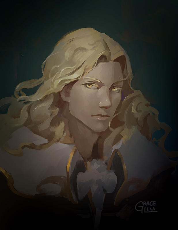 Alucard Fanart by Nightblue-art