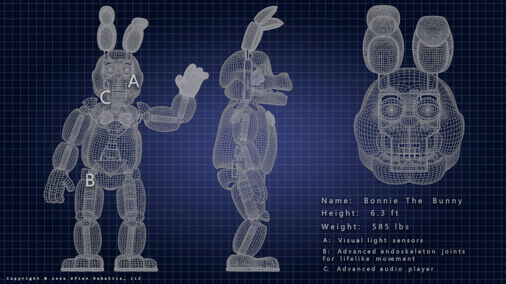 Bonnie Blueprint By TFMDesigner On DeviantArt bonnie-blueprint-by-tfmdesigner-on-deviantart