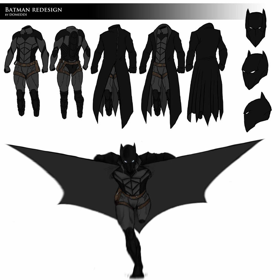Batman REDESIGN by DomEddi