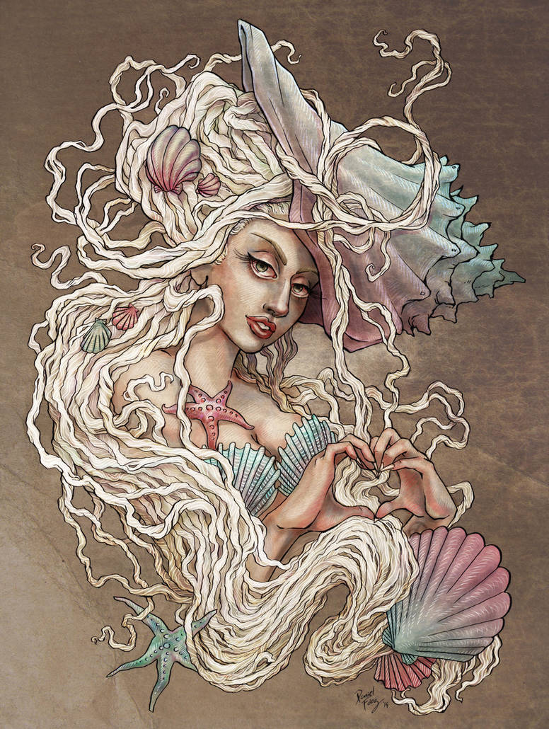 Seashell Venus 2.0 (Lady Gaga) by DibuMadHatter
