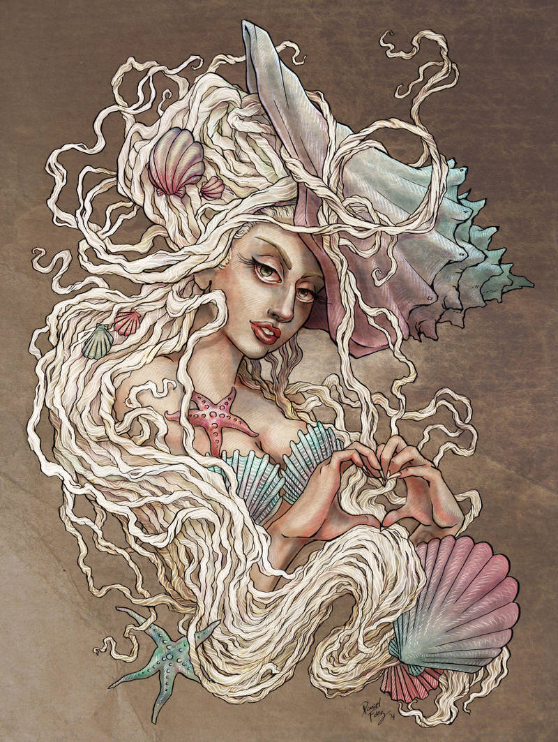 Seashell Venus 2.0 (Lady Gaga) by DibuMadHatter