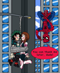 Deku x Uraraka - Spider Wingman by edCOM02