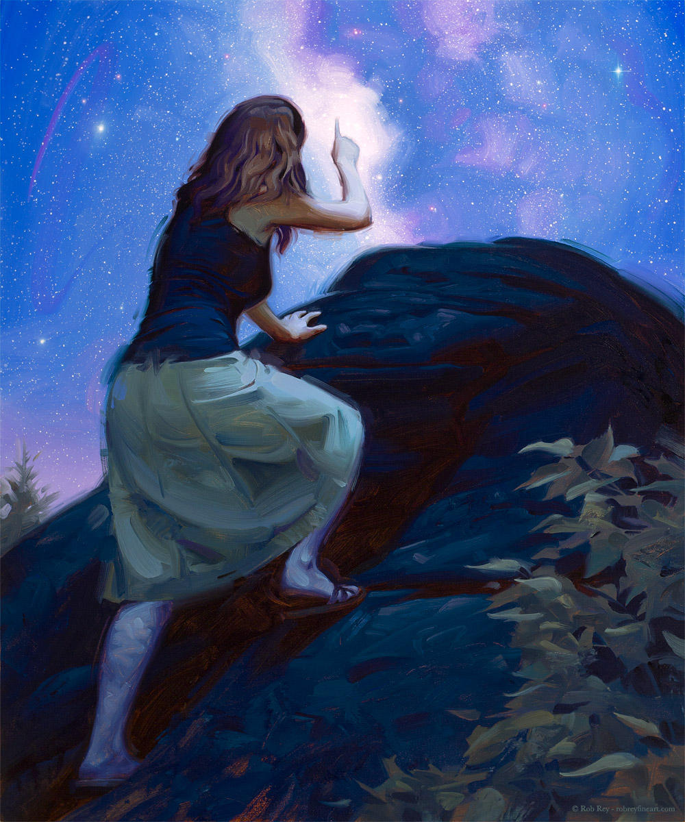 Climbing the Milky Way by robrey