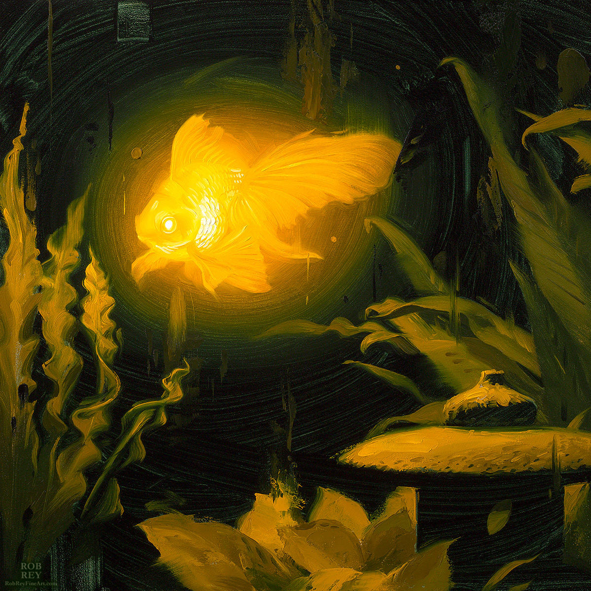 Bioluminescence, Goldfish by robrey