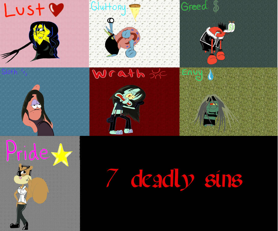 👍 Spongebob characters seven deadly sins. SpongeBob and The 7 Deadly
