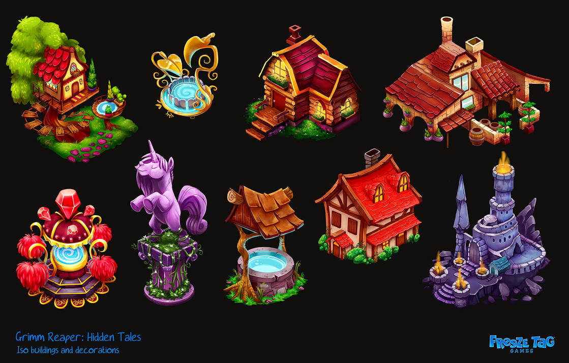 Grimm Reaper: Hidden Tales - new decorations by doingwell