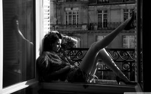 Woman Sitting Near The Window by WizardLoveMagic