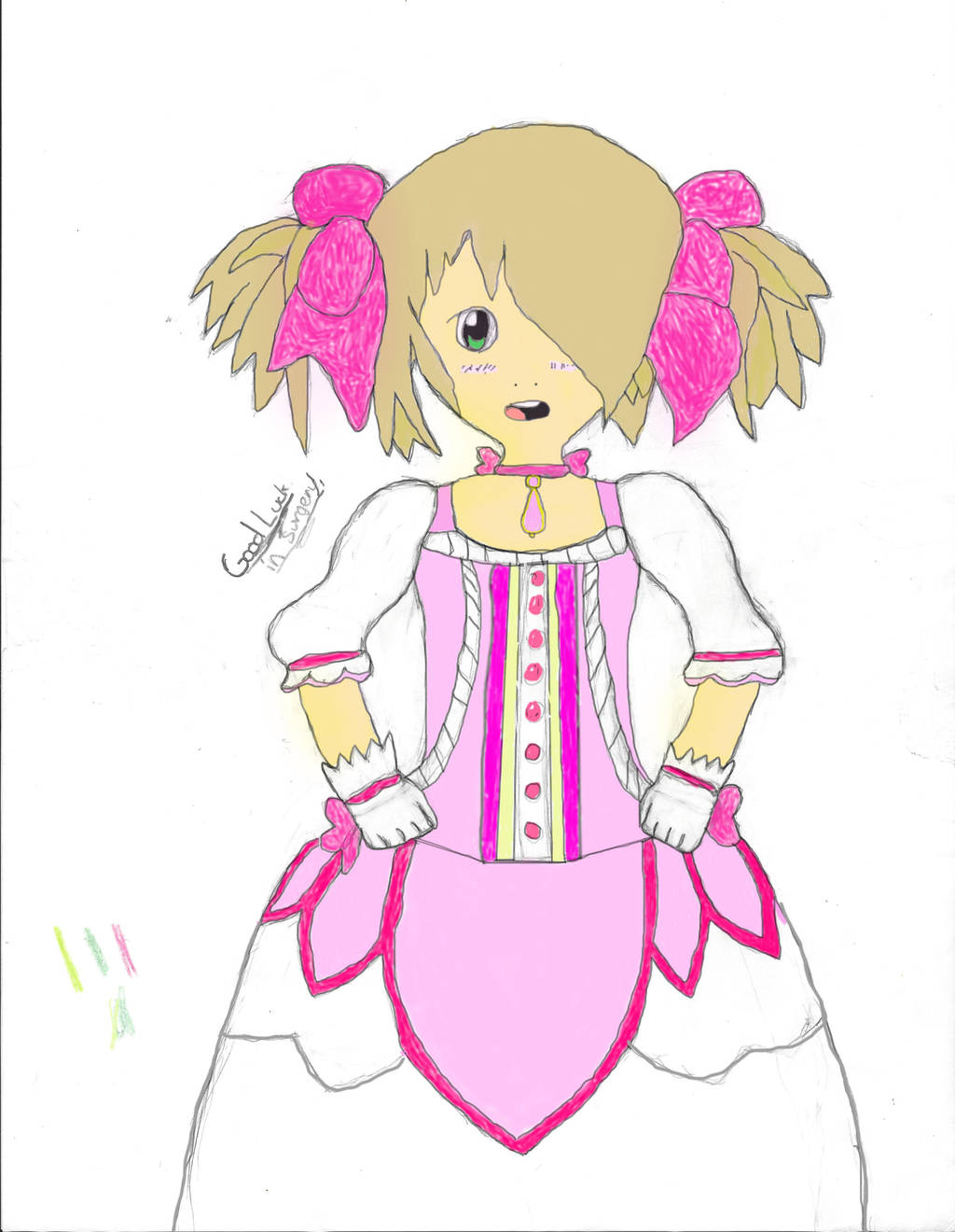 Rain as Madoka by Outoftheskyfallsme