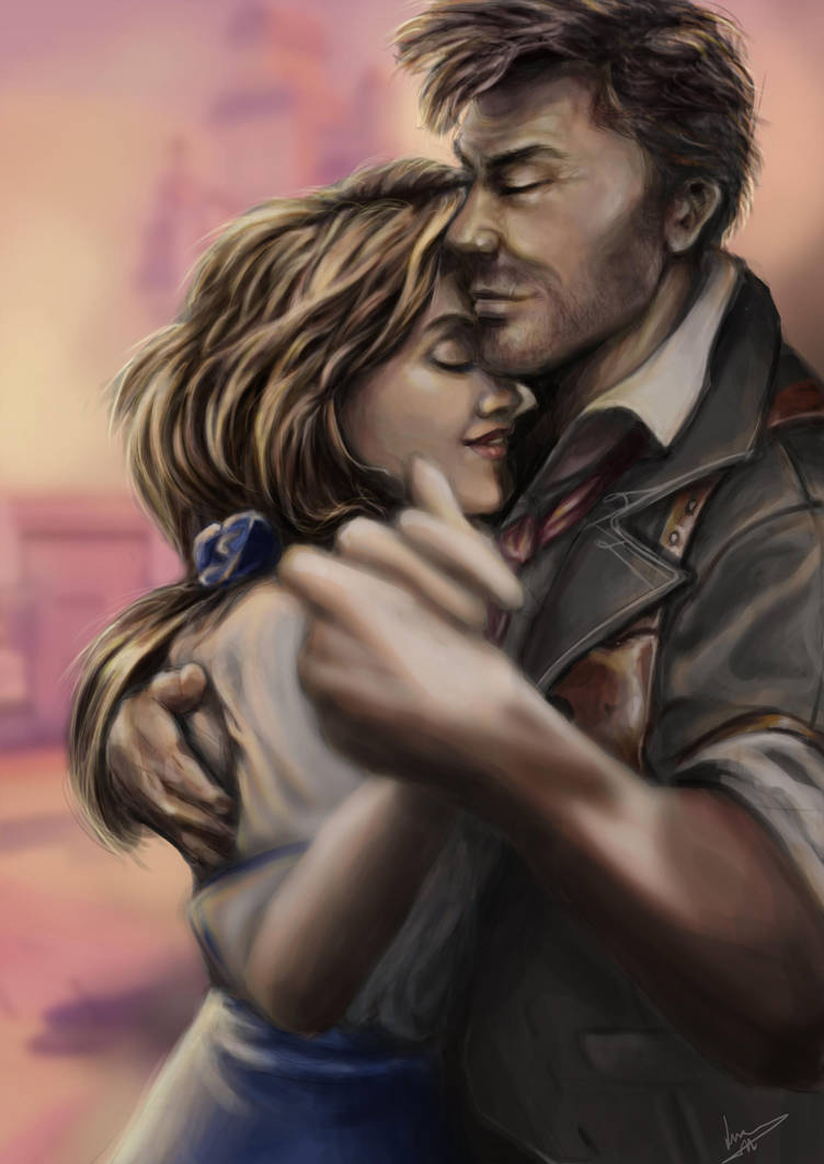 Booker Elizabeth dancing by LunaEvaYG on DeviantArt