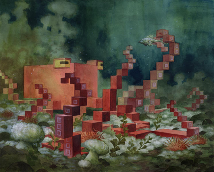 'Menagerie' Series: Octopus by Biffno