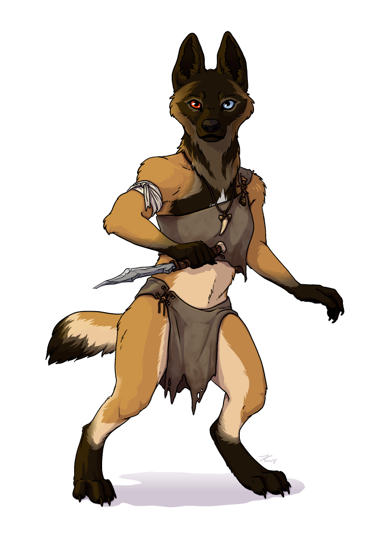 Wolf - Anthro Archetype - Reigi by OnyxSerpent