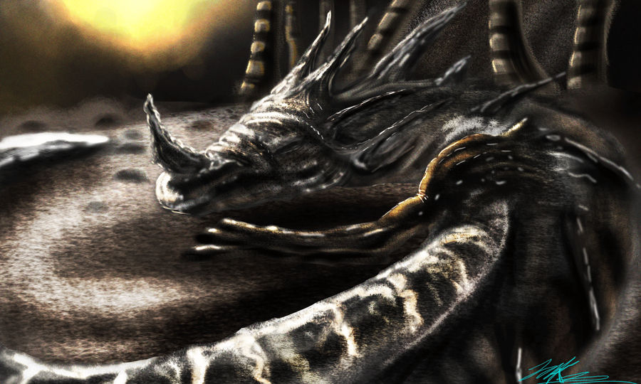 Sleeping Dragon by Jakeaferr on DeviantArt