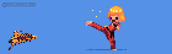 356365 Pixel Art Young Ken From Street Fighter By Igorsandman On