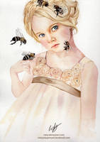 Bee stings by RIETY