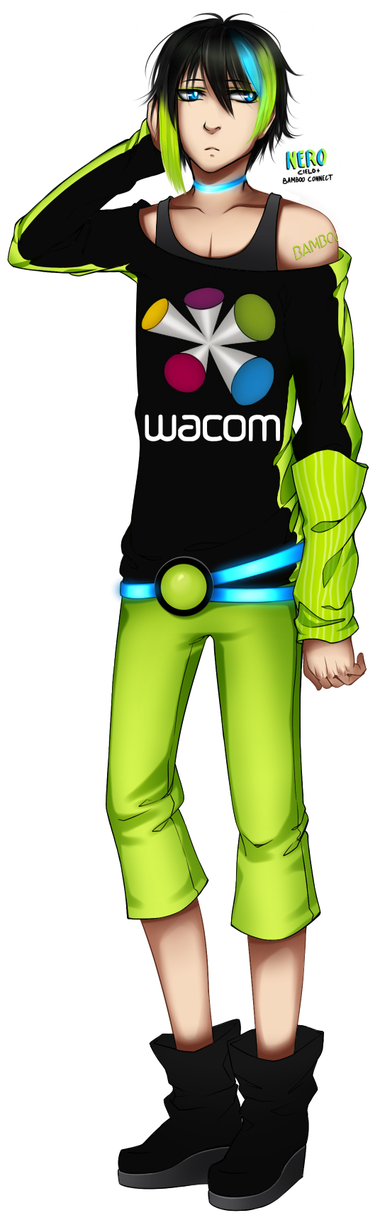 Bamboo Connect - Nero by CIELO-PLUS
