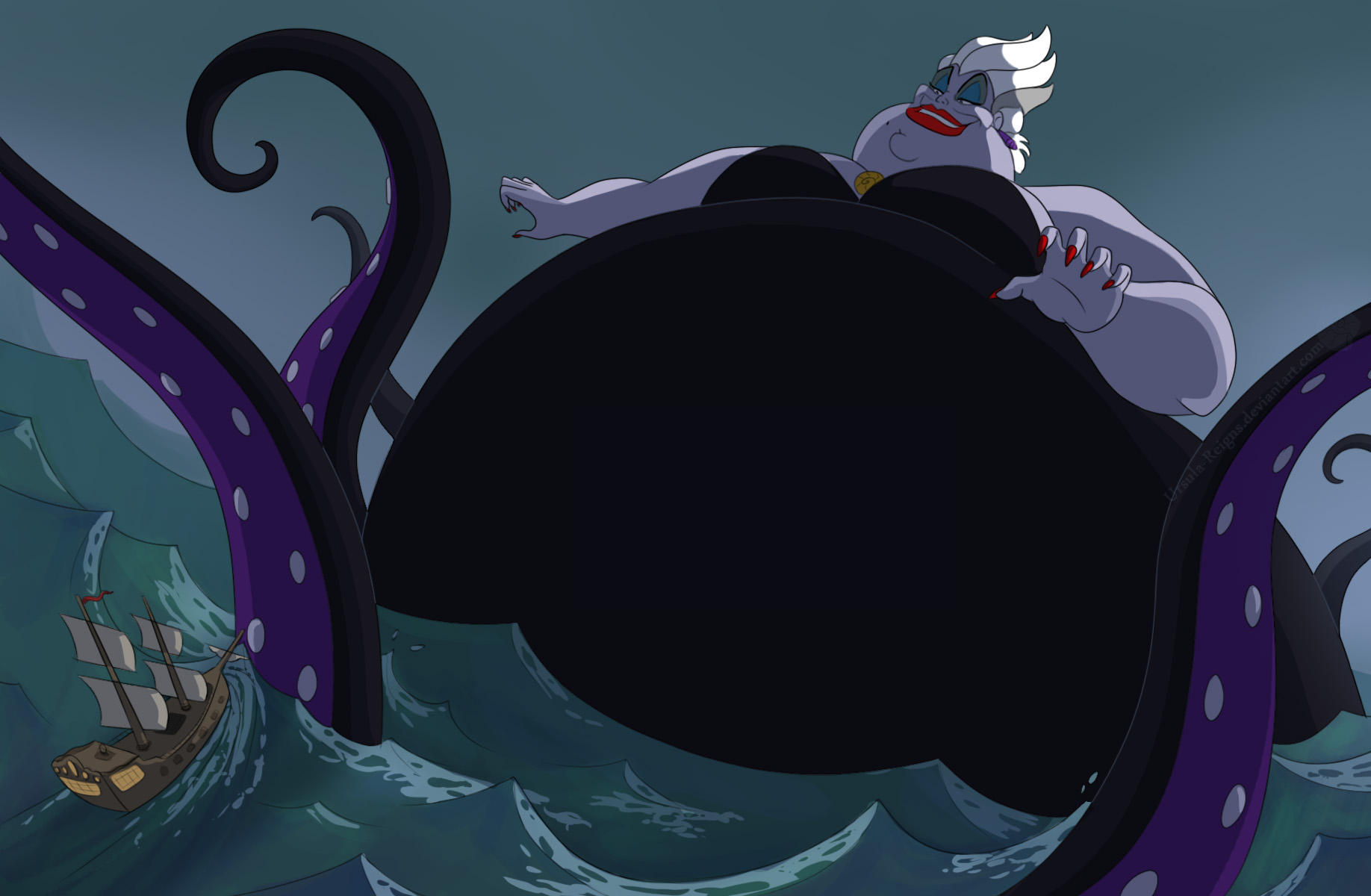 Giant Airel VS Giant Ursula Inflation Of Light